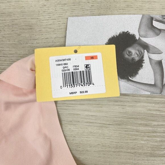 True & Co True Everybody V Neck Bra Size XS Pink Padded 16840 692 - Picture 4 of 4